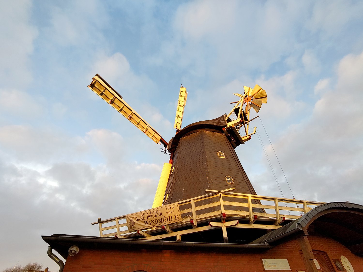 Die Meyer-Mühle in Bardowick, in der wir unser Getreide vermahlen lassen.